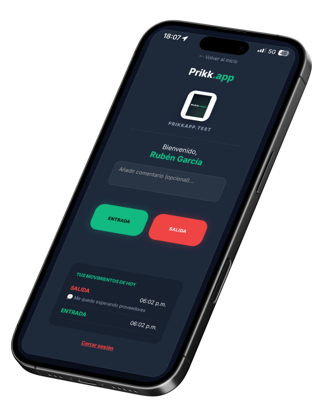 Terminal móvil Prikk.app